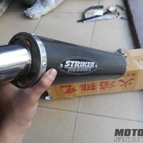 广东梅州市出美国STRIKER打击者排气为CB400-VTEC123专业定制排气