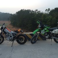 广佛交界放KLX250