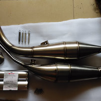 NSR250 MC21/MC28 排气管整套（全不锈钢材质）包邮
