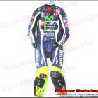Racer X 量身订做定制MotoGP连体皮衣摩托机赛车雅马哈VR46 Rossi 2016款